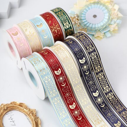 Printed ribbon 2.5cm diy