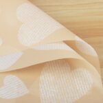 Dream Heart Bouquet Wrapping Paper brown