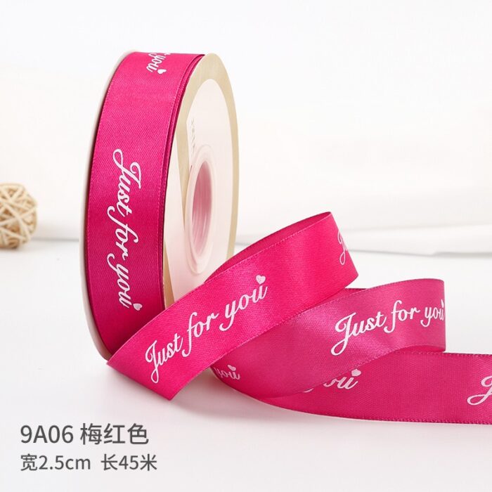 Just for You Stain ribbon rose red