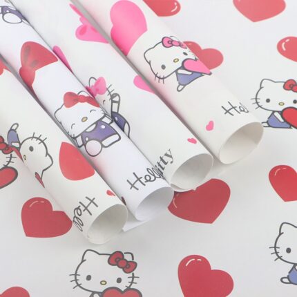 Hello Kitty bouquet wrapping paper