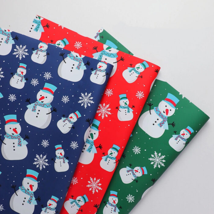 Christmas bouquet wrapping paper