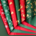Christmas bouquet wrapping paper