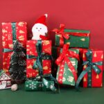 Christmas gift wrapping paper
