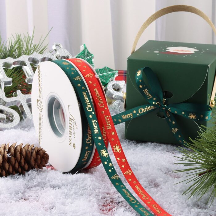Merry Christmas gitf ribbon 1.2cm