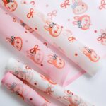 LABUBU bow-knot bouquet wrapping paper wholesale