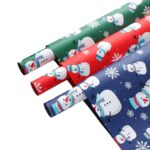 Christmas bouquet wrapping paper