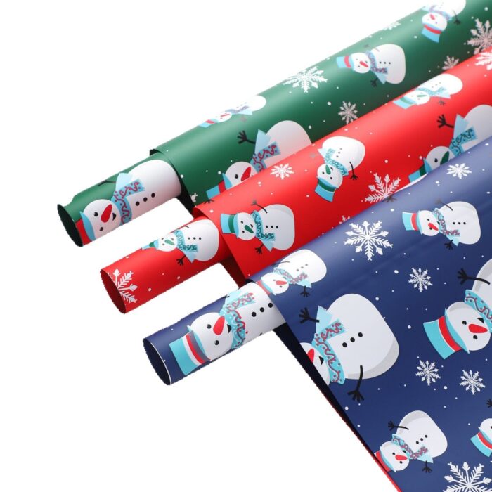 Christmas bouquet wrapping paper