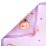 LABUBU bow-knot bouquet wrapping paper purple