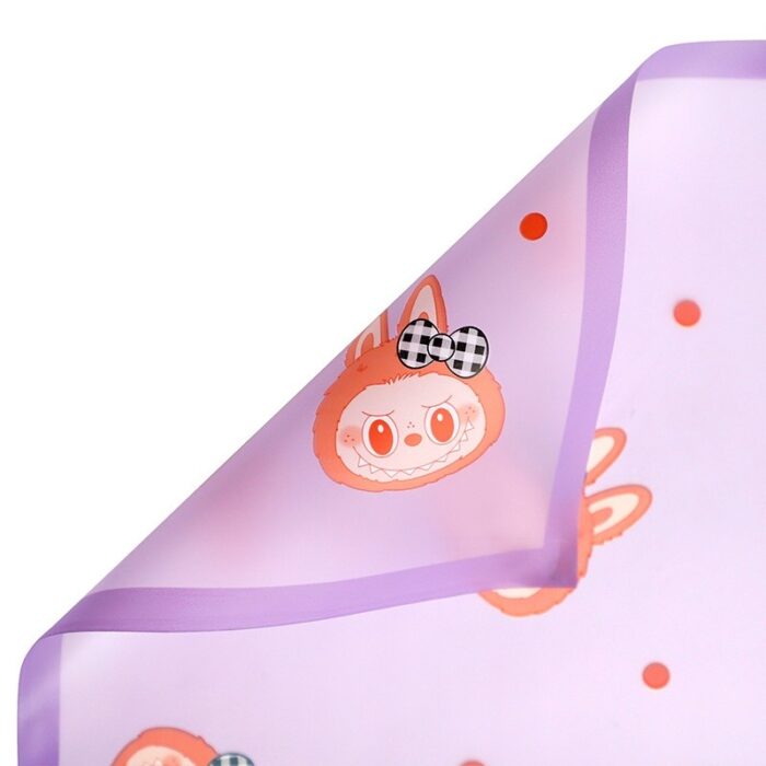 LABUBU bow-knot bouquet wrapping paper purple