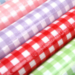 Youthful Plaid Korean Paper waterproof