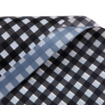 Youthful Plaid Korean Paper black