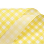 Youthful Plaid Korean Paper yellow
