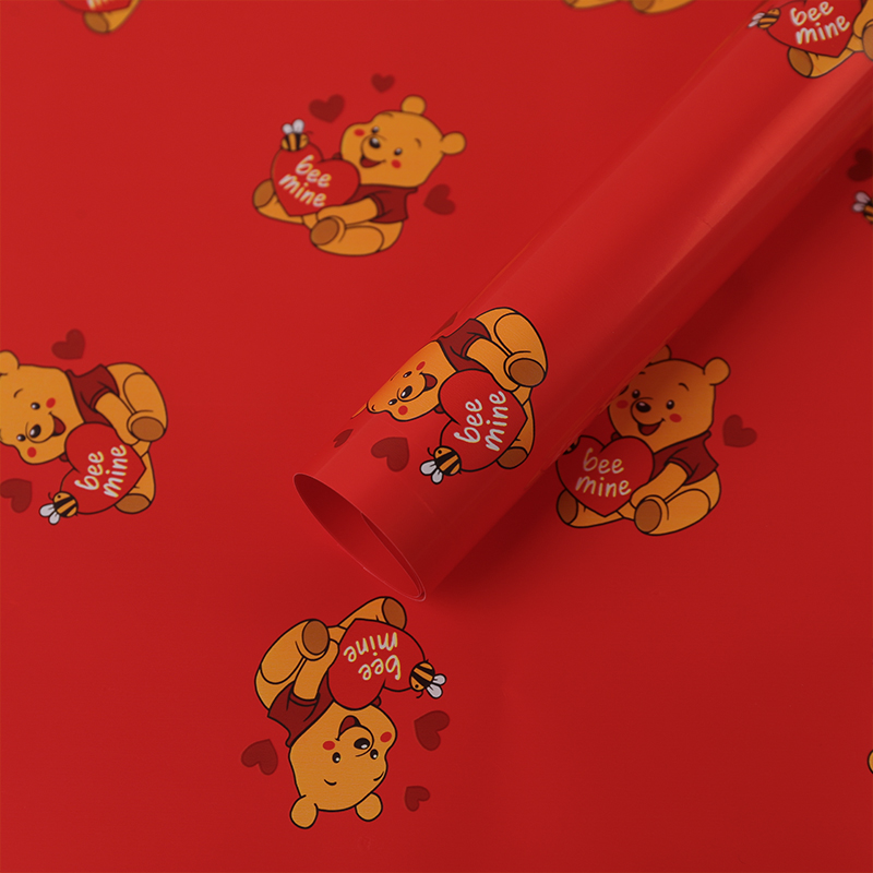 Winie Pooh Wrapping Paper red Winie Pooh Wrapping Paper red