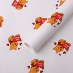 Winie Pooh Wrapping Paper white