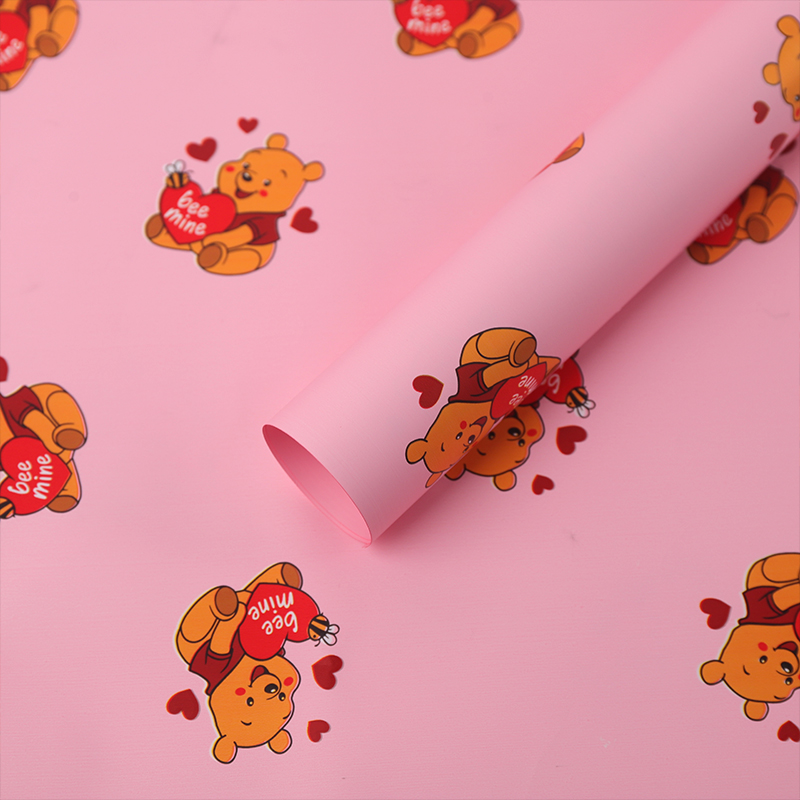 Winie Pooh Wrapping Paper pink Winie Pooh Wrapping Paper pink