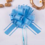 Christmas Gift Decorative Ribbon Flowers blue