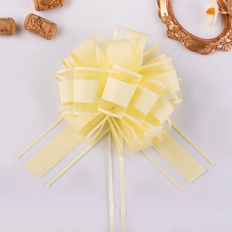 12_O1CN01DFyeJZ21bstLI1a29_!!1100717004-0-cib Christmas Gift Decorative Ribbon Flowers yellow