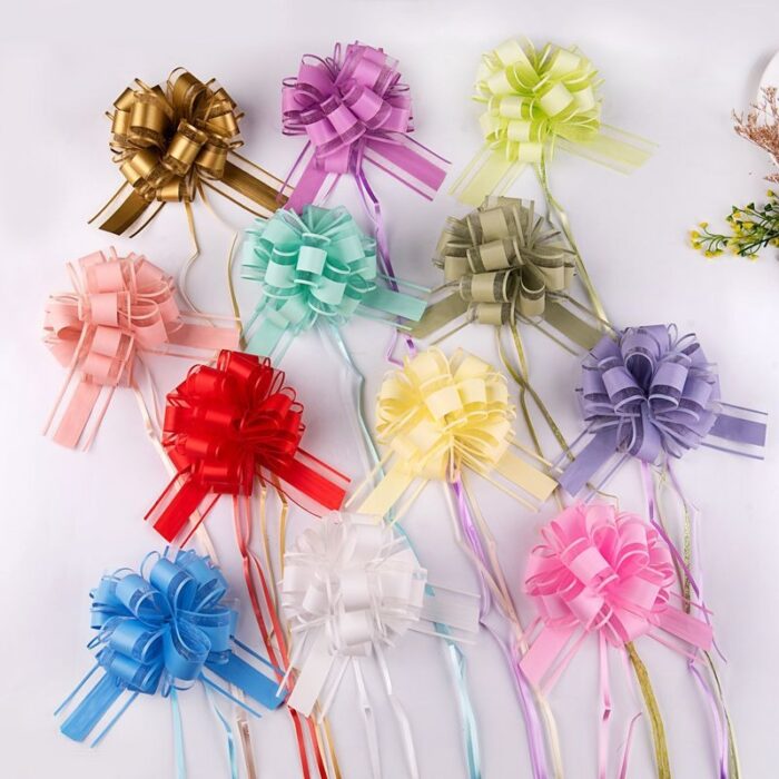 Christmas Gift Decorative Ribbon Flowers