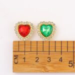 Bouquet Decoration Heart-Shaped Gemstone size
