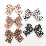 Leopard Print Bow dispaly