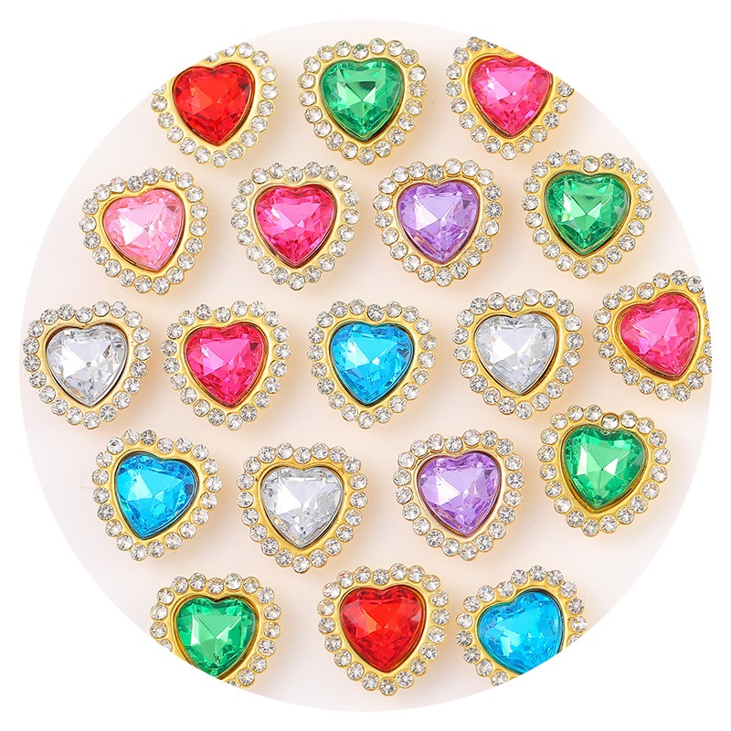 Bouquet Decoration Heart-Shaped Gemstone color information Bouquet Decoration Heart-Shaped Gemstone color information