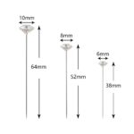 Acrylic Diamond Bouquet Positioning Pin display