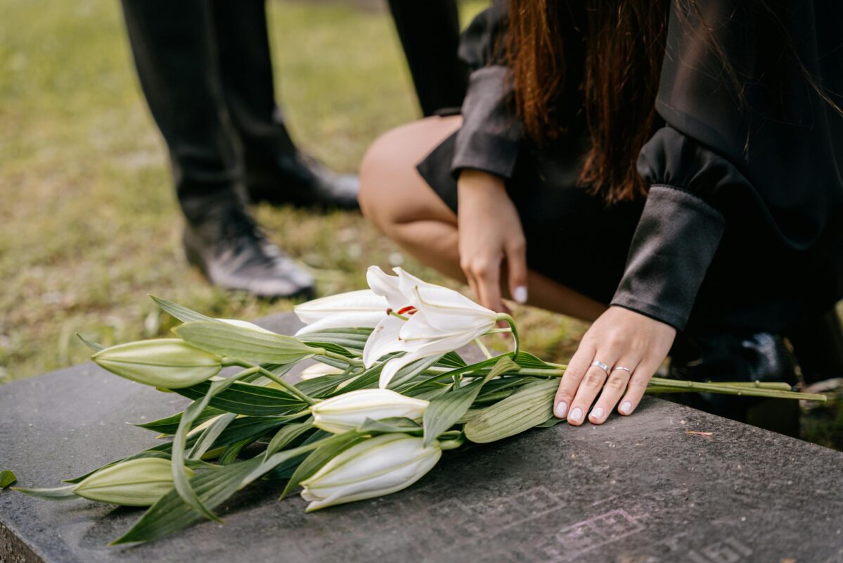 Funeral and bouquets