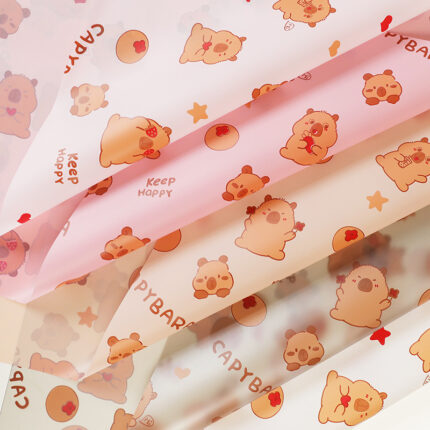 Losto Bear Gift Wrap Sheets display