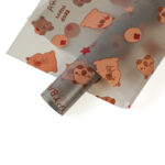 Losto Bear Gift Wrap Sheets black