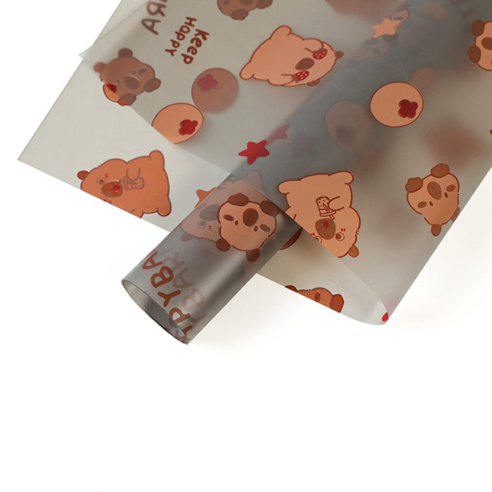 Losto Bear Gift Wrap Sheets black