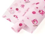 Losto Bear Gift Wrap Sheets pink