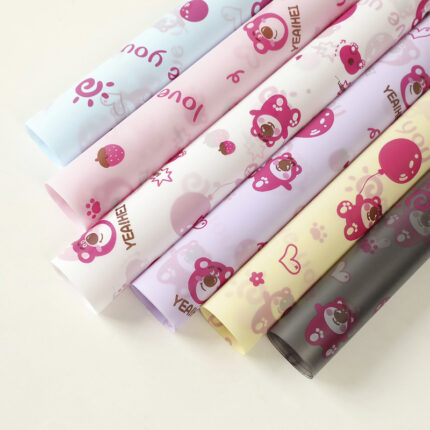 Losto Bear Gift Wrap Sheets display