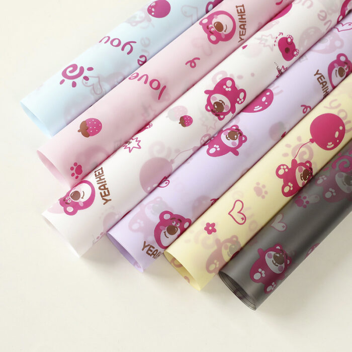 Losto Bear Gift Wrap Sheets display