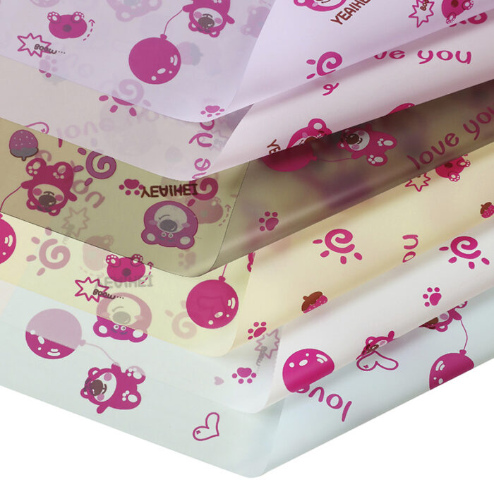 Losto Bear Gift Wrap Sheets display