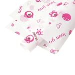 Losto Bear Gift Wrap Sheets whtie