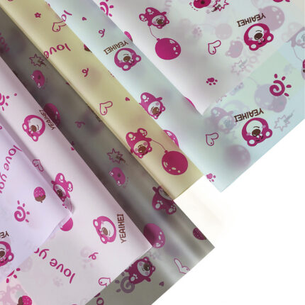 Losto Bear Gift Wrap Sheets display