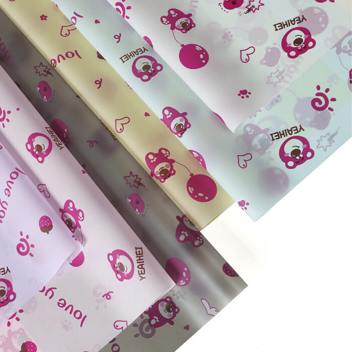 Losto Bear Gift Wrap Sheets display