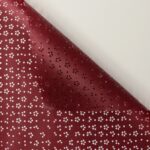 Floral Hollow Wrapping Paper wine red