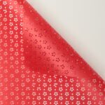Floral Hollow Wrapping Paper red