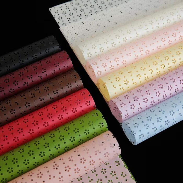 Floral Hollow Wrapping Paper display