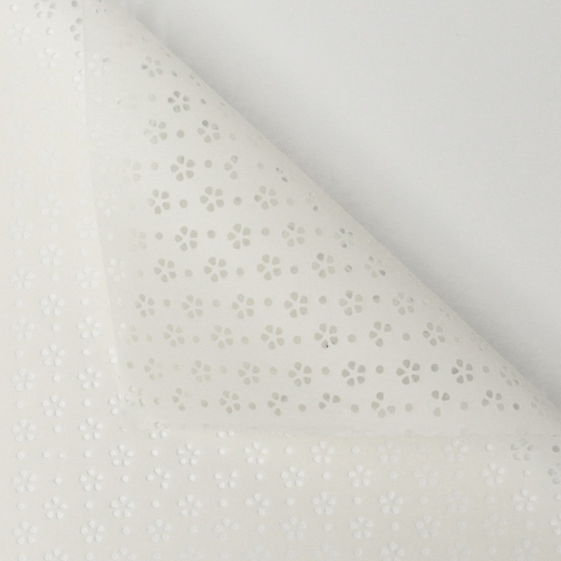 Floral Hollow Wrapping Paper white Floral Hollow Wrapping Paper white