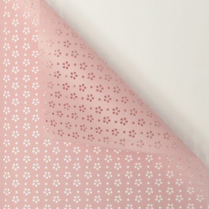 Floral Hollow Wrapping Paper pink