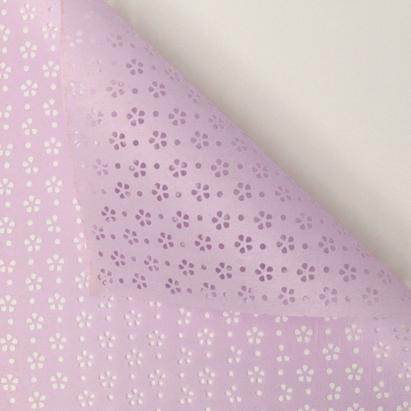 Floral Hollow Wrapping Paper purple Floral Hollow Wrapping Paper purple