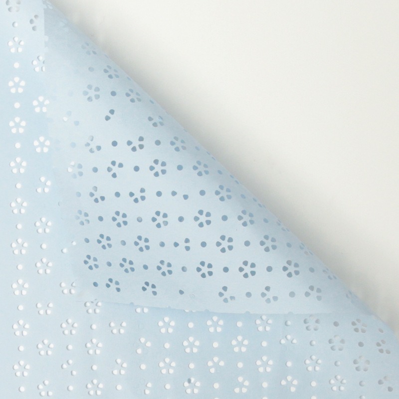 Floral Hollow Wrapping Paper blue Floral Hollow Wrapping Paper blue