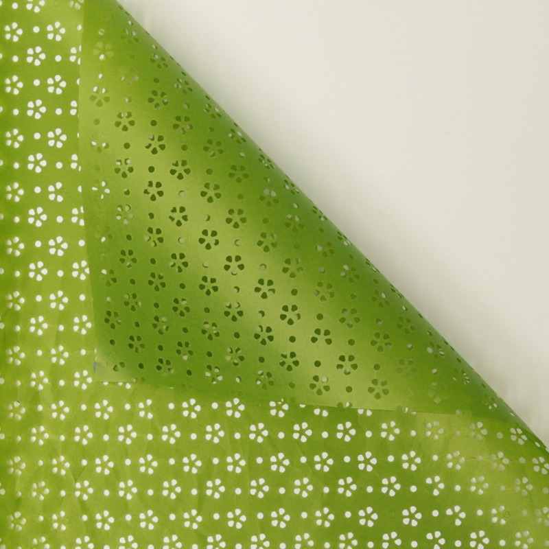 Floral Hollow Wrapping Paper green Floral Hollow Wrapping Paper green