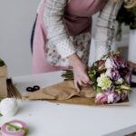 Wrap Flowers in Paper